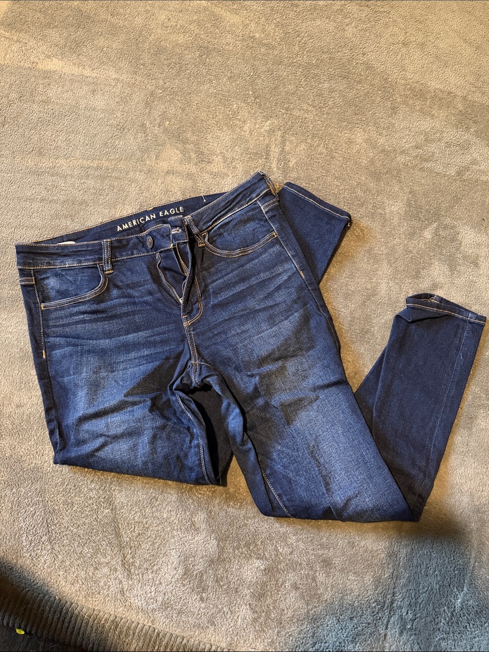 American Eagle Outfitters Navy Blue Skinny Jeans